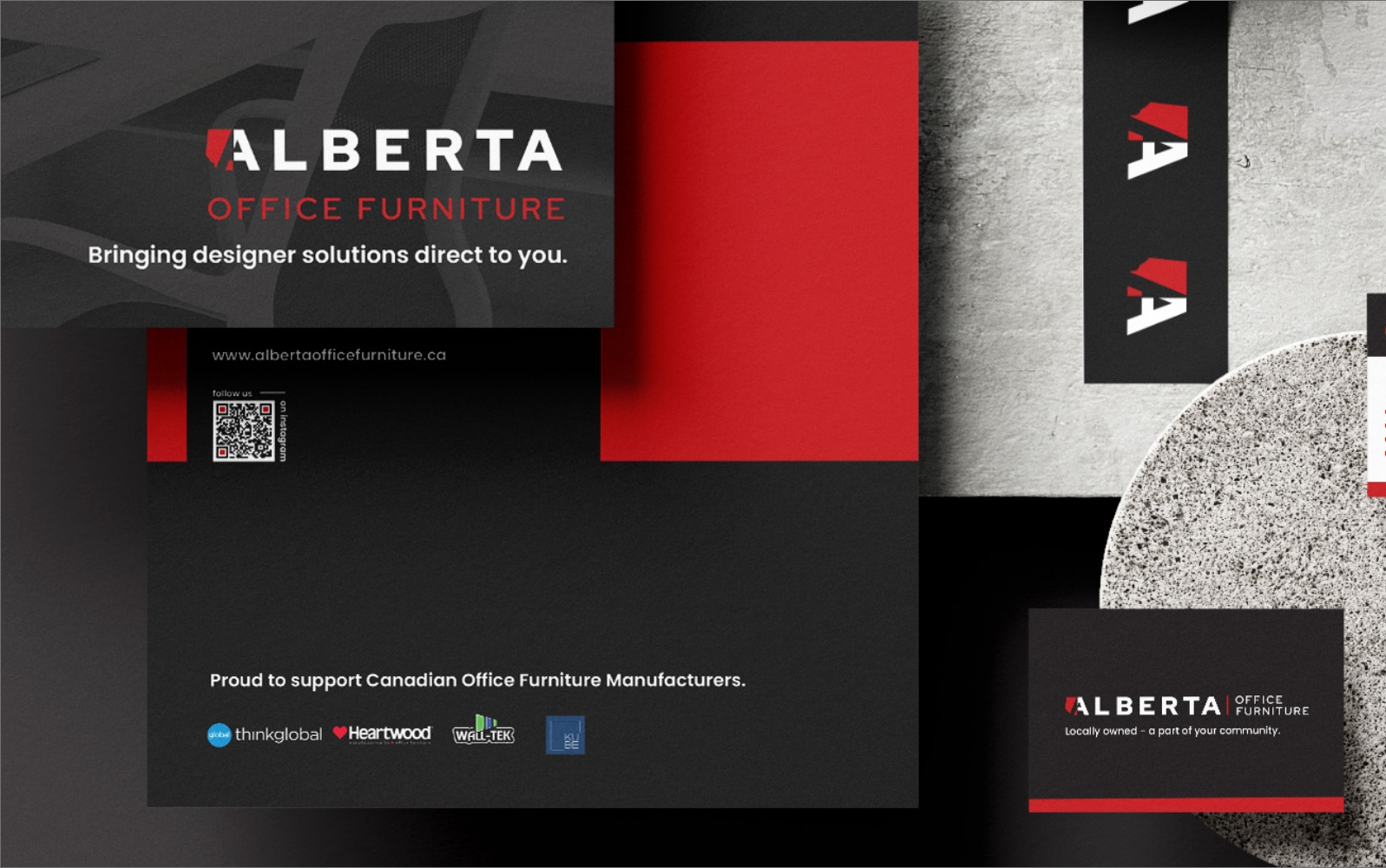 Alberta Office Furniture Branding